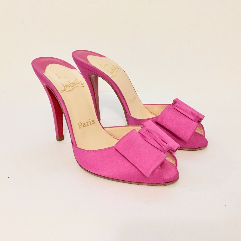 Christian Louboutin Satin Heels - Size 36